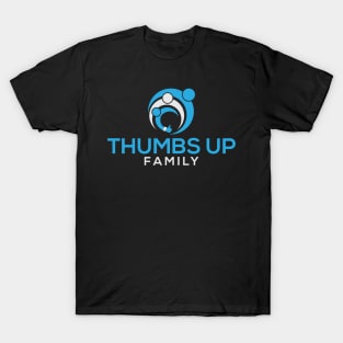 Thumbs Up Family White Font T-Shirt